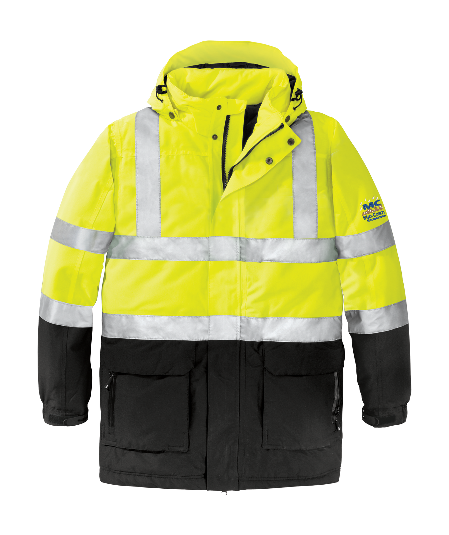 Port Authority ANSI 107 Class 3 Safety Heavyweight Parka