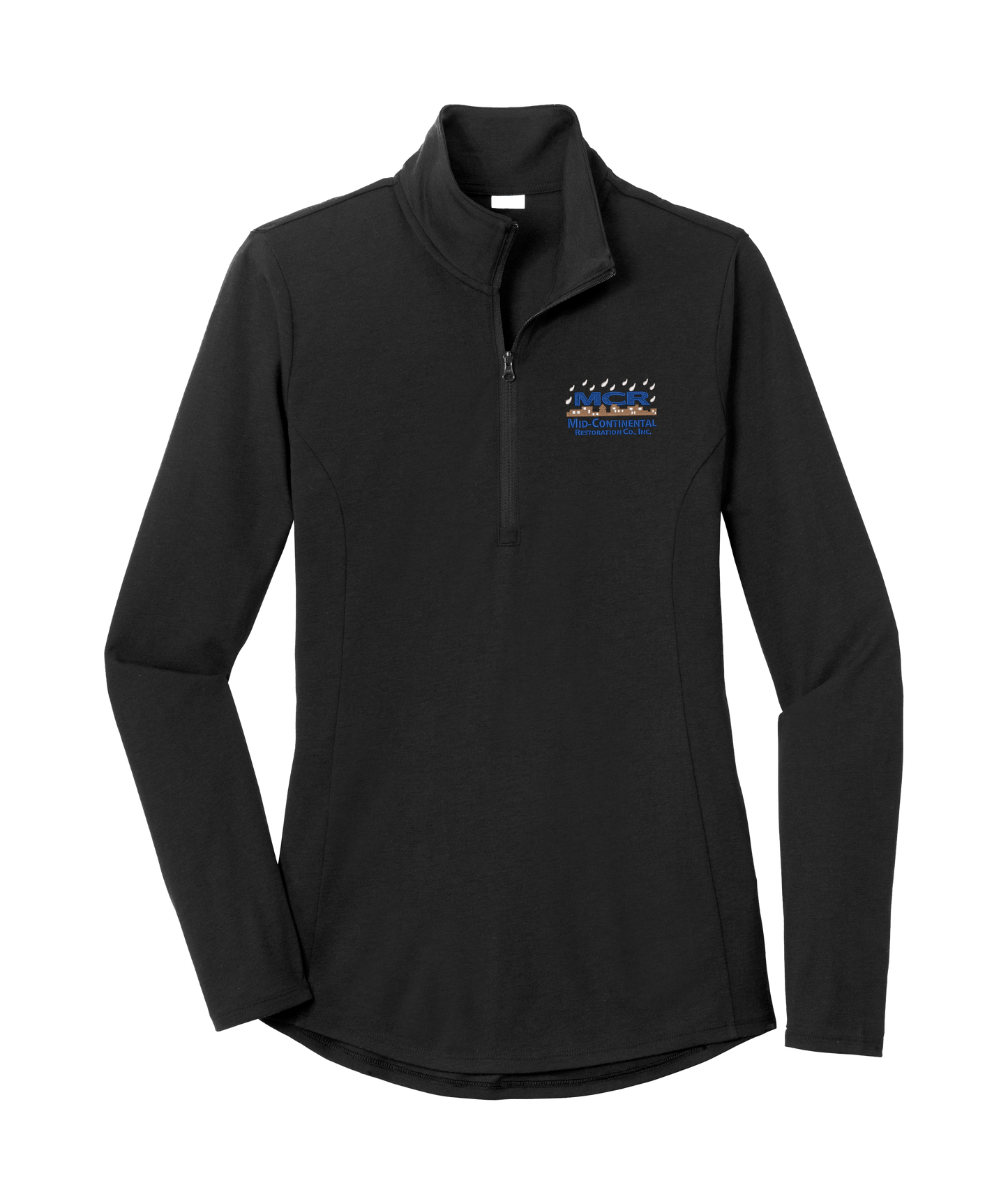 Sport-Tek Ladies PosiCharge Tri-Blend Wicking 1/4-Zip Pullover