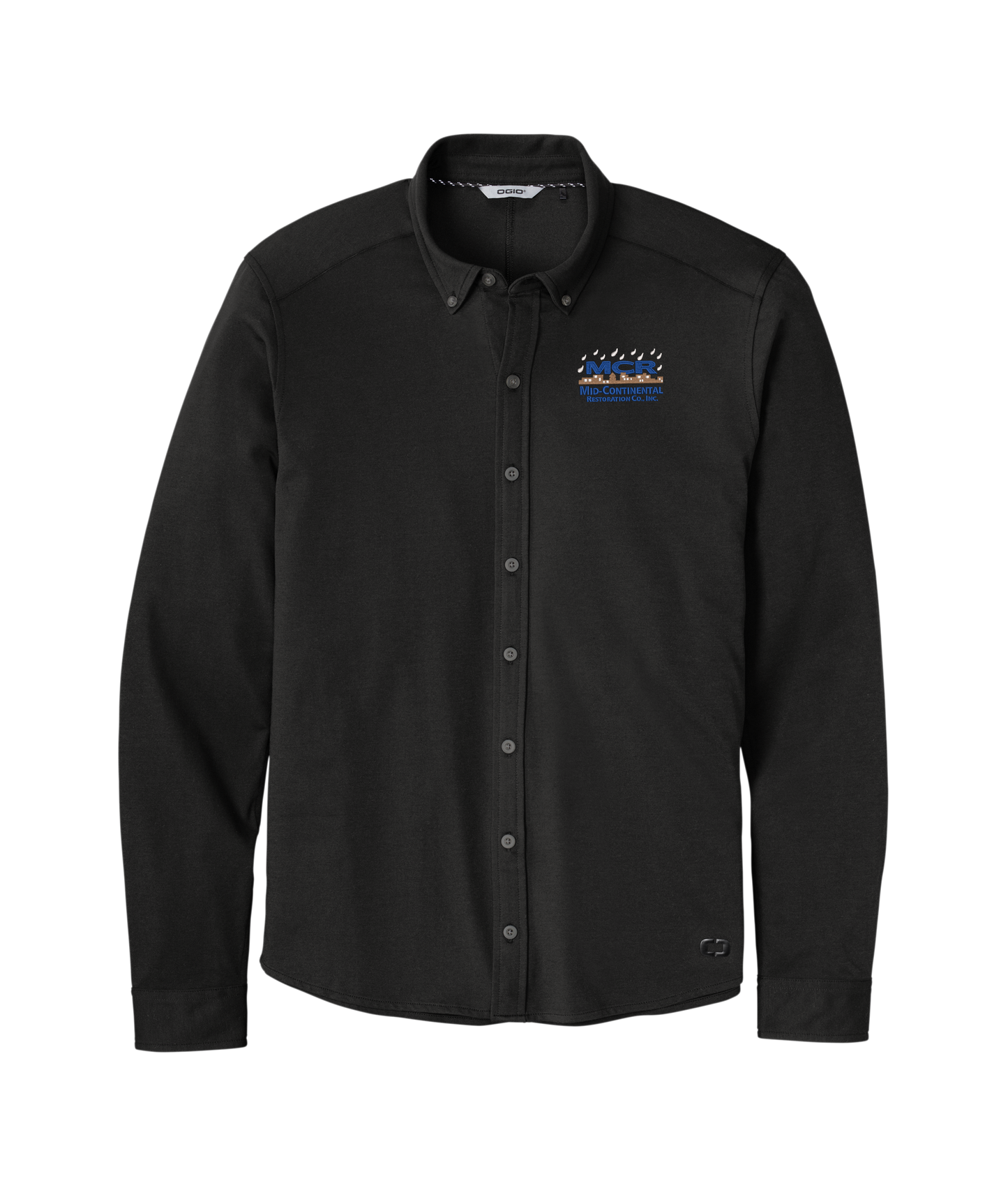 OGIO Code Stretch Long Sleeve Button-Up